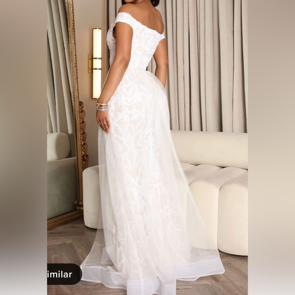 Formal sequin maxi dress